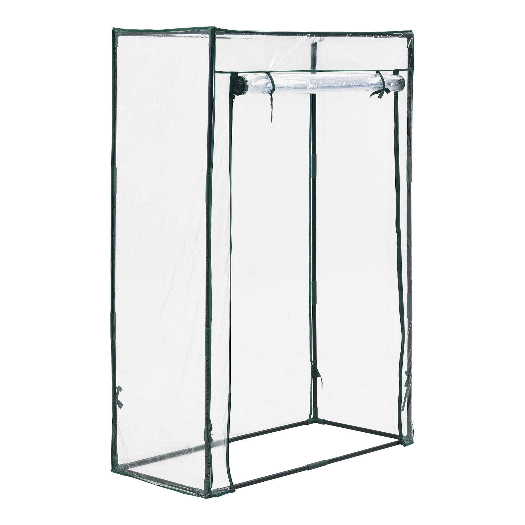 GEWÄCHSHAUS Terzigno - Transparent, Kunststoff (100/150/50cm) - [en.casa]