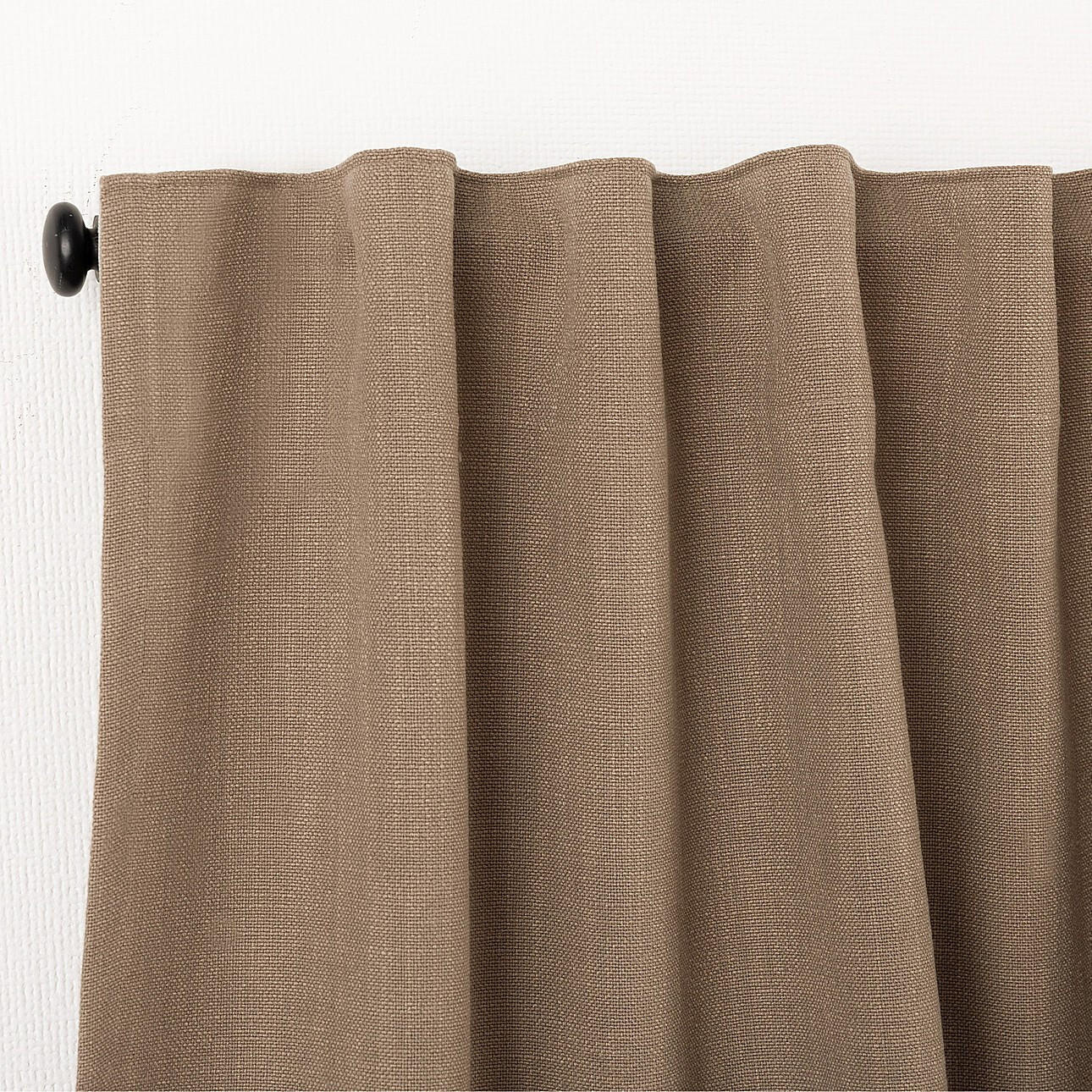FERTIGVORHANG 140x280cm mocca - Mokka, Textil (140/280cm) - Dekoria