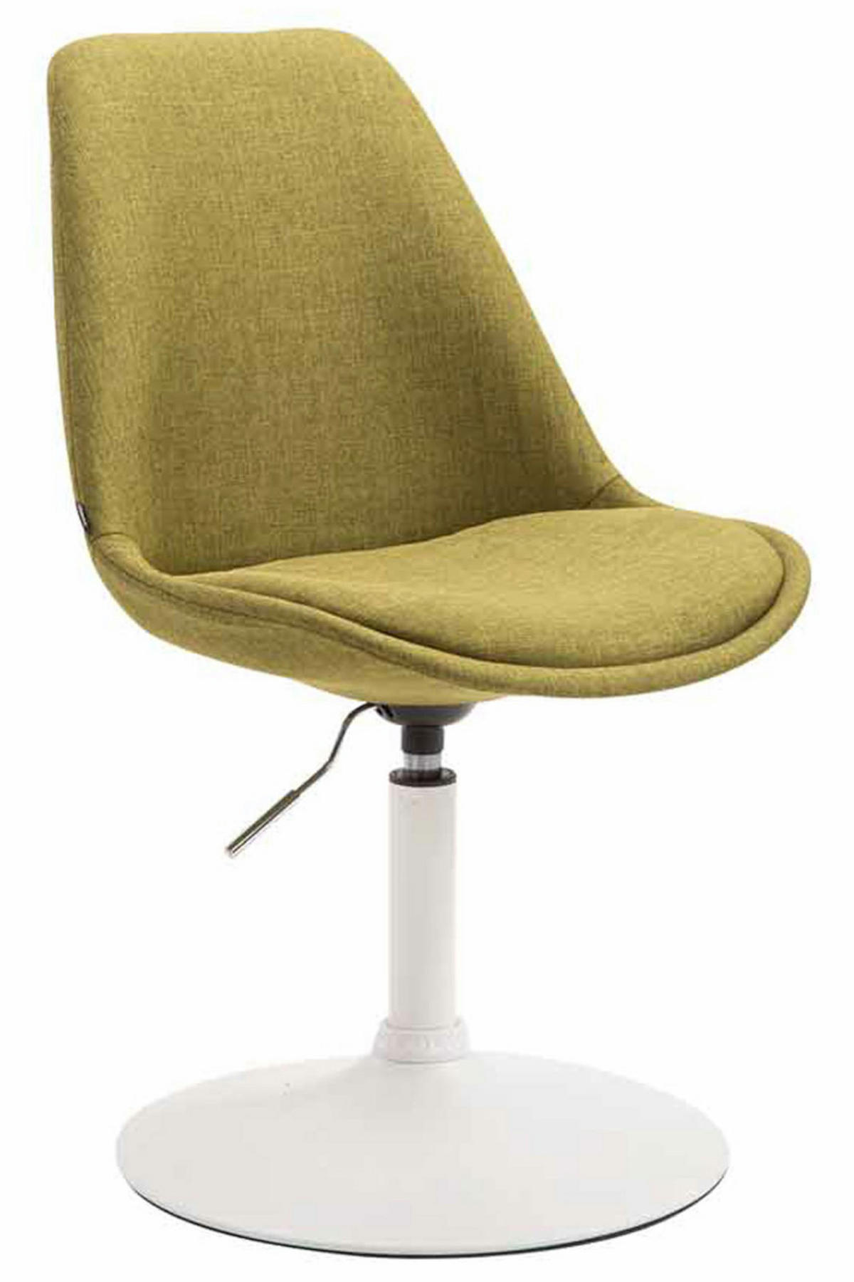 STUHL 4er Set Stoff grün - Weiß/Grün, Textil/Metall (48/76/57cm) - CLP