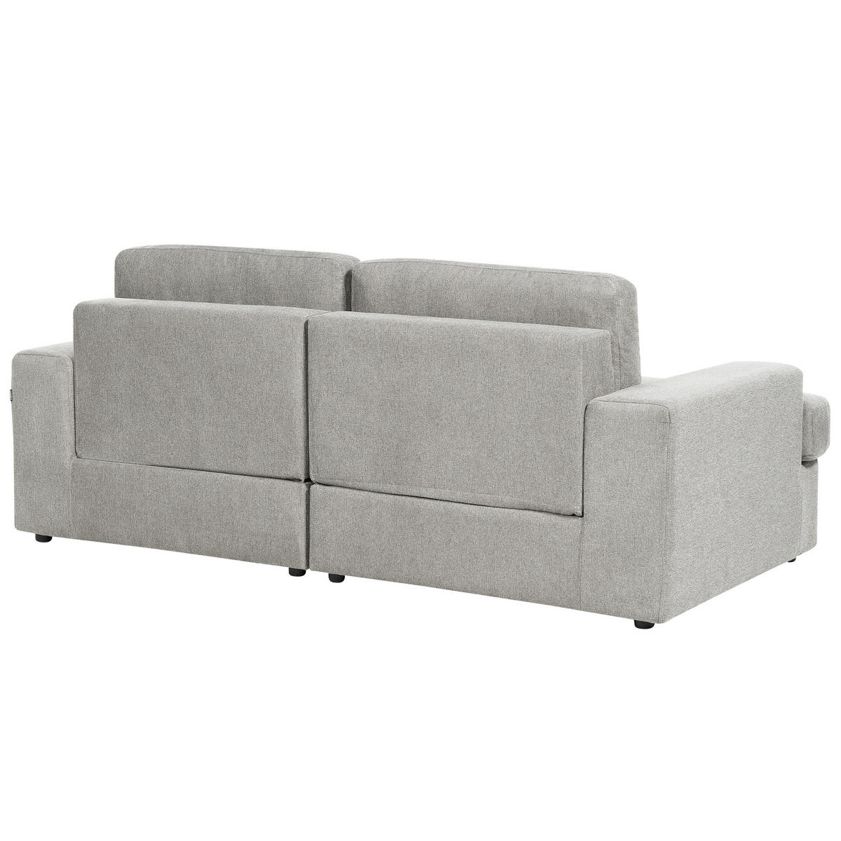 SOFA-SET 4-sitzer hellgrau Alla - Grau, Textil (112/112/208cm) - Beliani