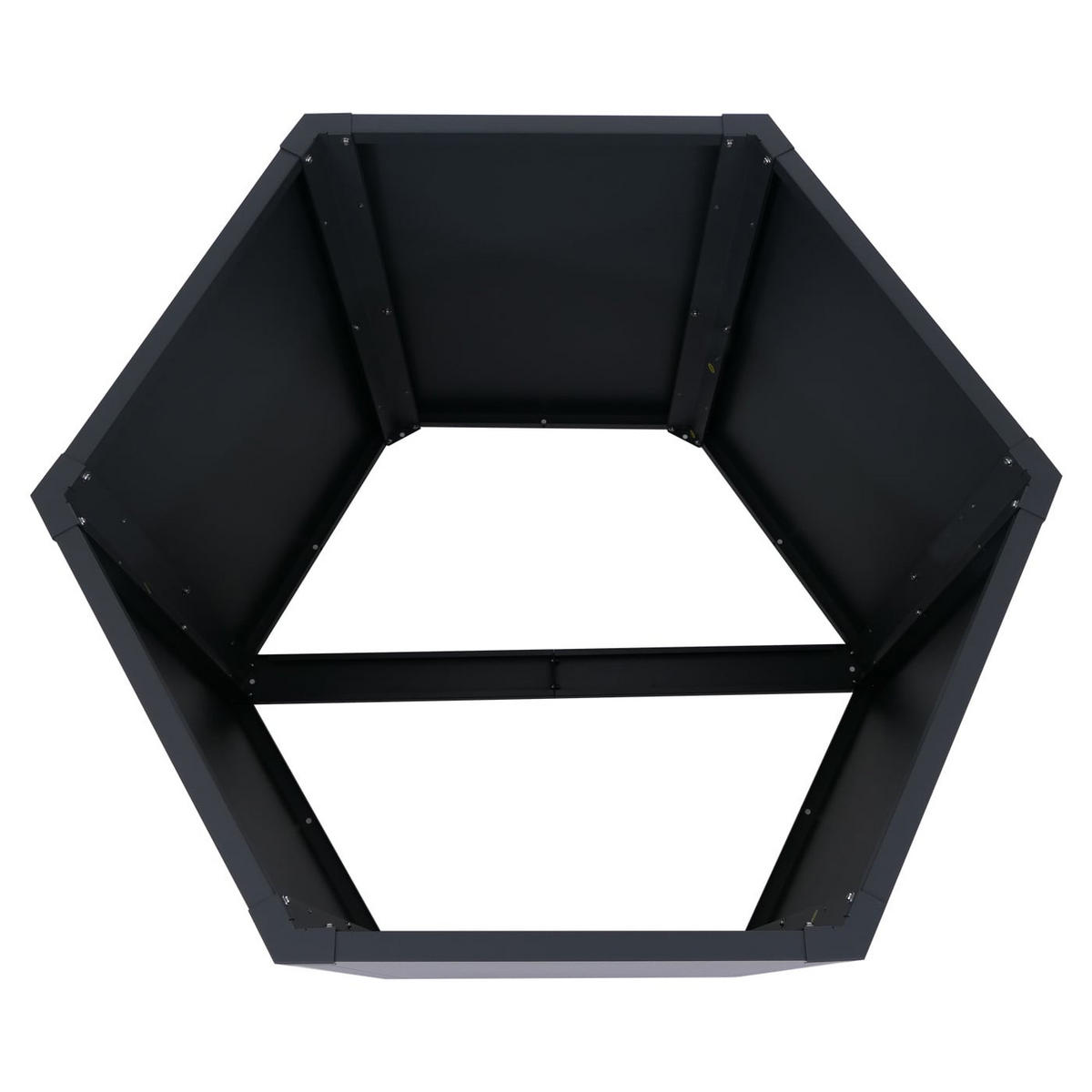 HOCHBEET 77x100x88cm Anthrazit - Anthrazit, Metall (100/77/88cm) - PROREGAL
