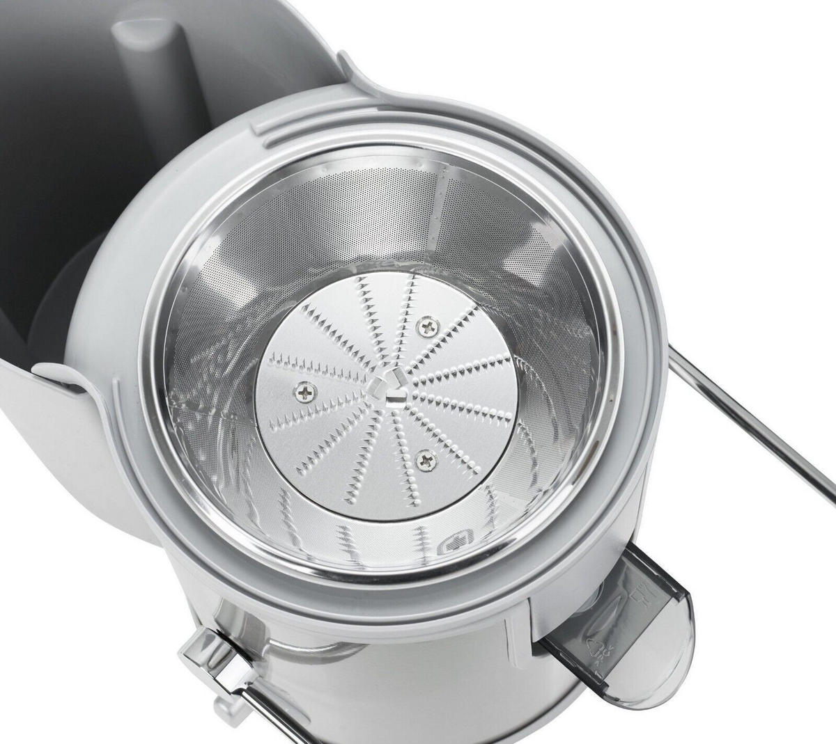 ENTSAFTER MS4126 Elektrisch 600W Edelstahl Silber - Silberfarben, Kunststoff/Metall (19/31/30cm) - mesko