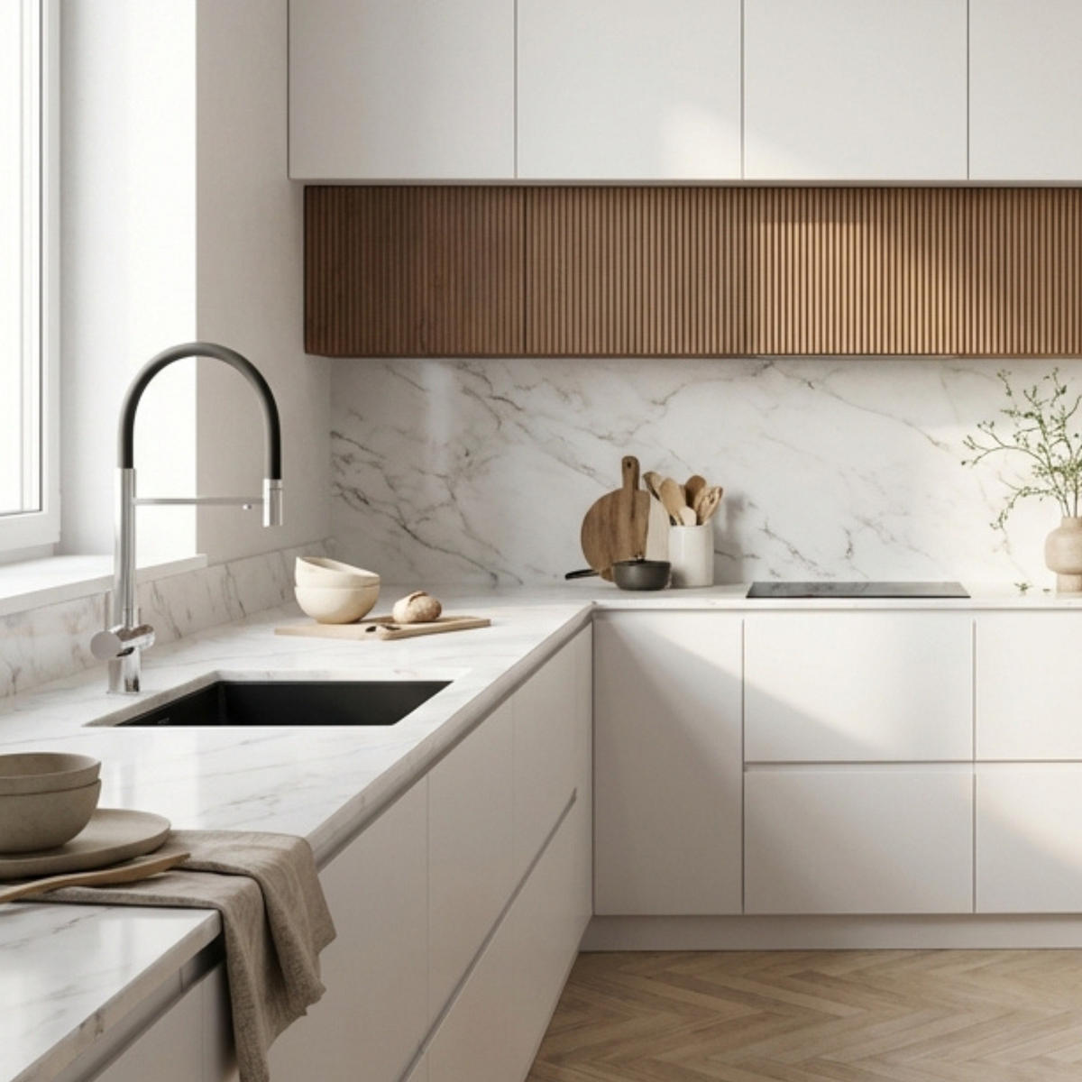 KÜCHENARMATUR Como Chrom - Chromfarben, Metall (25/49/25cm) - Granitan