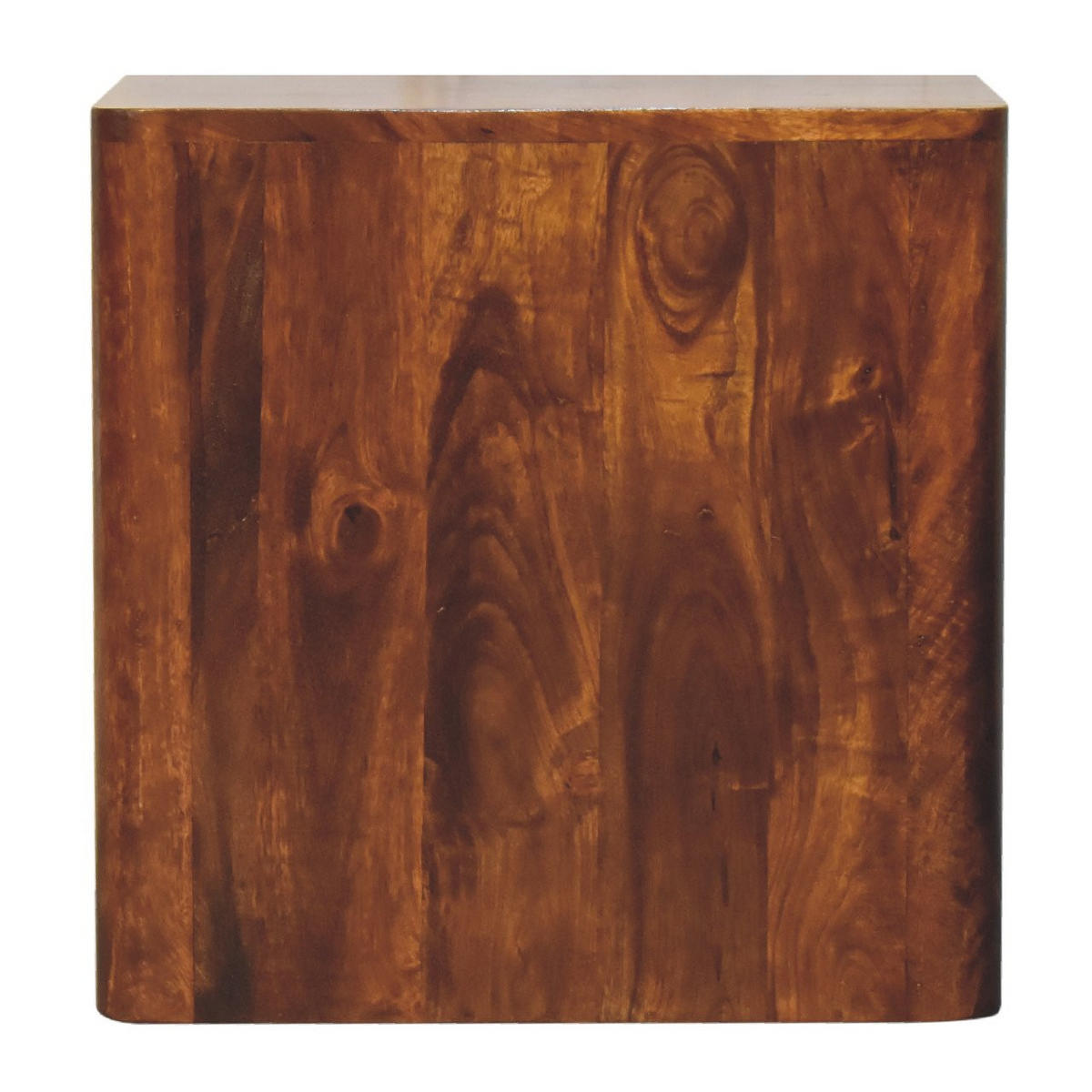 NACHTTISCH Kastanien-Finish, 3 Schubladen, Braun - Braun, Holz (35/45/45cm) - Artisan Furniture