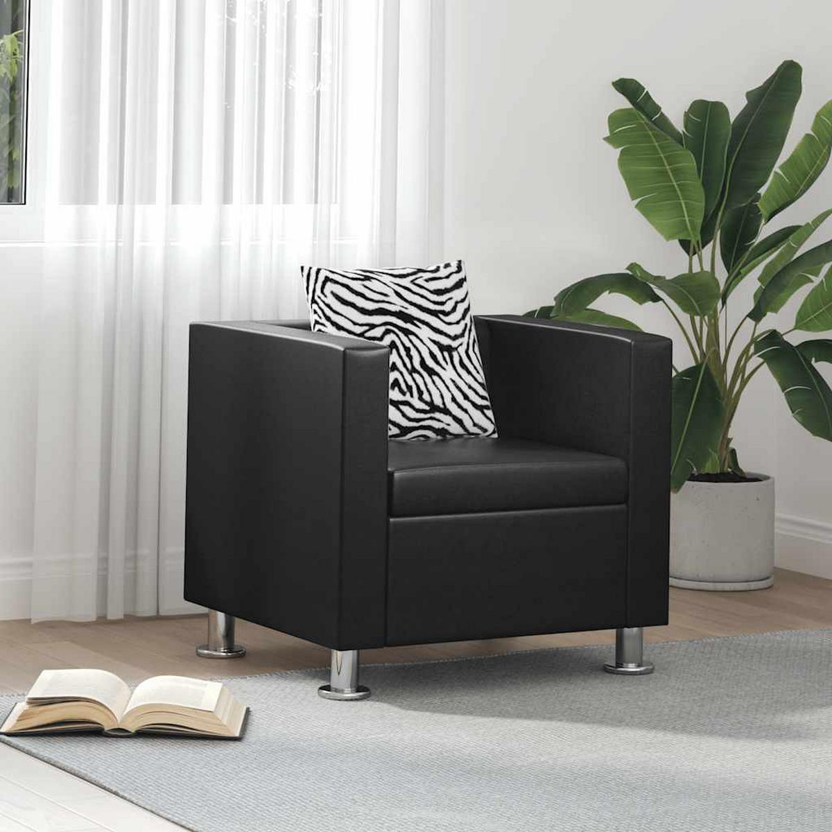 SESSEL Haltbar 70/62.5/63 cm Schwarz Holz - Schwarz, Holz (62.5/63/70cm) - vidaXL