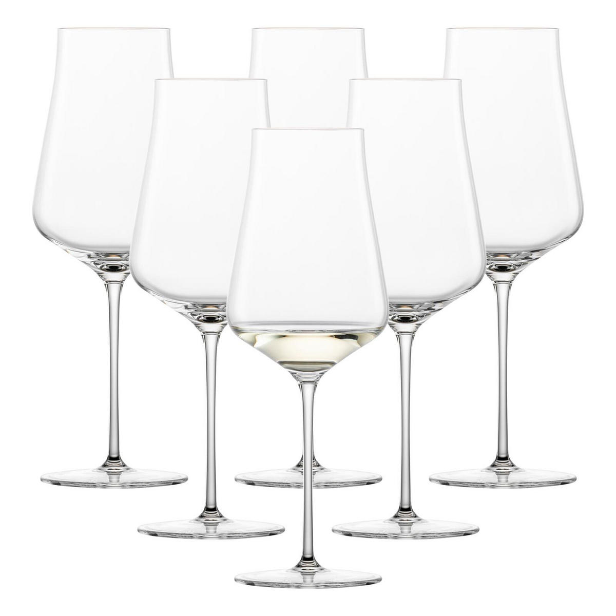WEISSWEINGLÄSER Duo transparent 381 ml 6er Set - Transparent, Glas (0.381L) - Zwiesel Glas