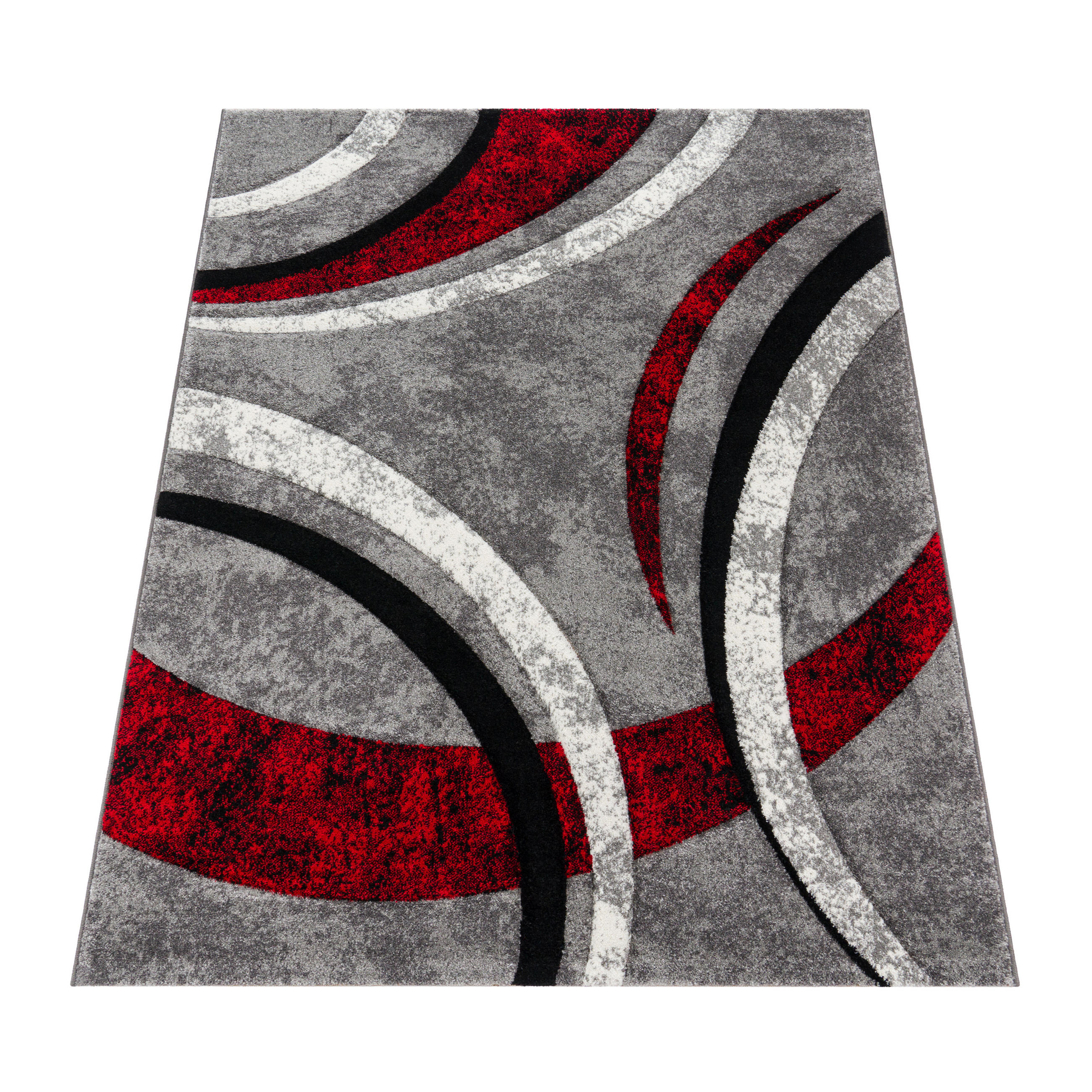 Paco Home Kurzflorteppich Rot 80x150 cm