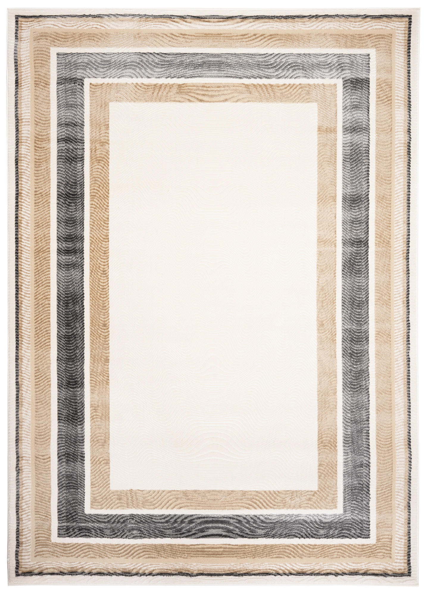 Tapiso Teppich Creme 140x200 cm
