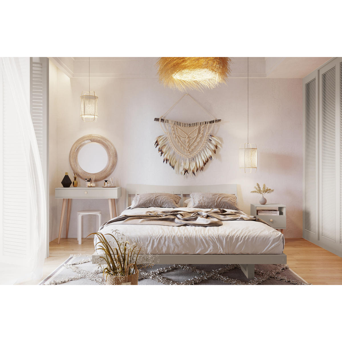 KONSOLE NATURA, 90 cm, Kaschmir, mit 1 Schublade - Kaschmir, Holz (90/80/31cm) - Excellent Home