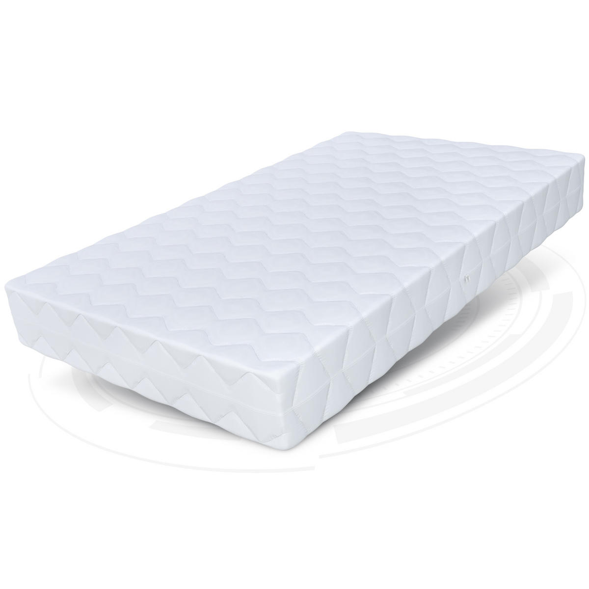 TASCHENFEDERKERNMATRATZE Home Max H3 H4 24 cm - Weiß, Textil (180/200cm) - FDM