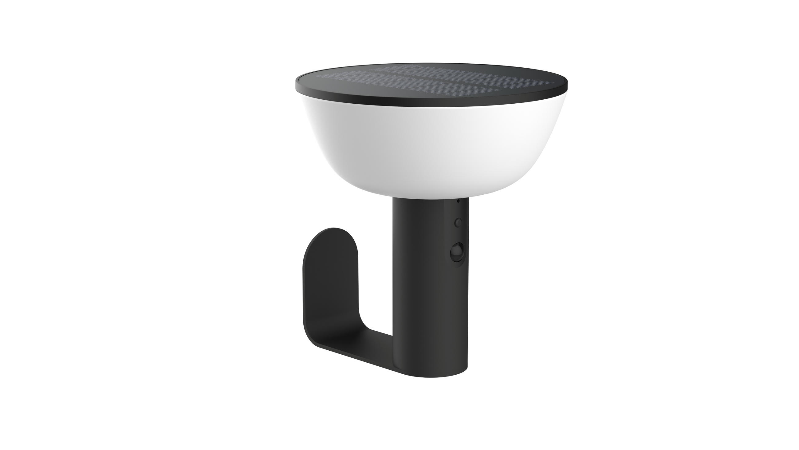 WANDLEUCHTE 17/19/17cm - Schwarz, Metall (17/19/17cm) - Luxform