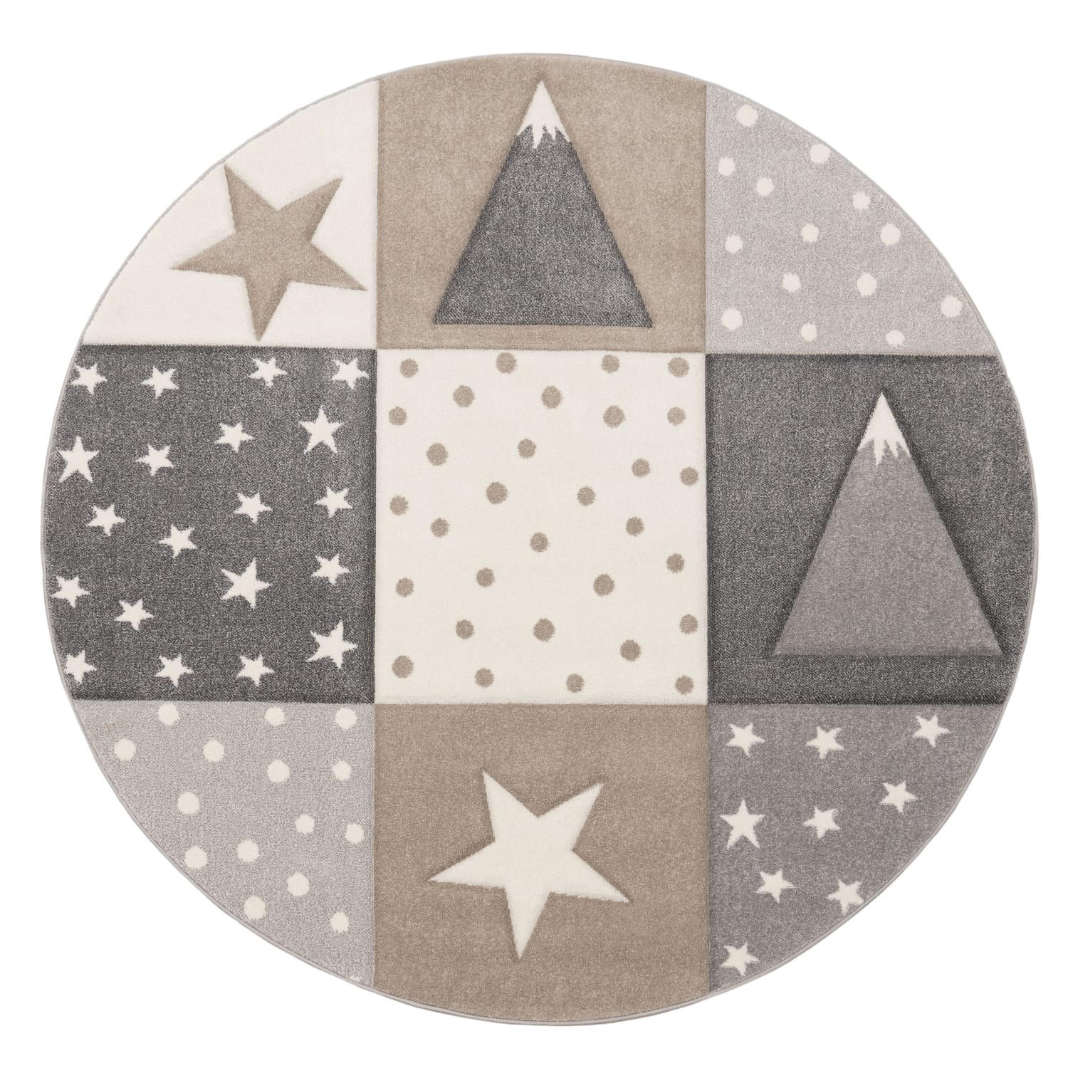 KINDERTEPPICH 200/200 cm Cosmo 340 - Beige, Kunststoff (200/200cm) - Paco Home