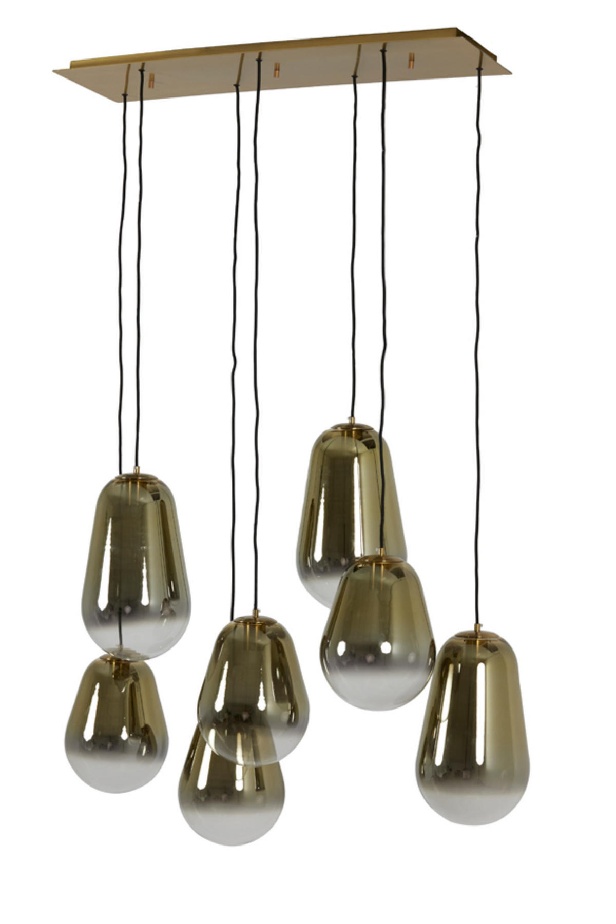 HÄNGELAMPE Maeve Gold 100/35/69 cm - Goldfarben, Glas (100/35/69cm) - Light & Living