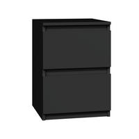 NACHTTISCH Schwarz 30/40/30 - Schwarz, Holzwerkstoff (30/40/30cm) - RAUMHIRSCH FURNITURE