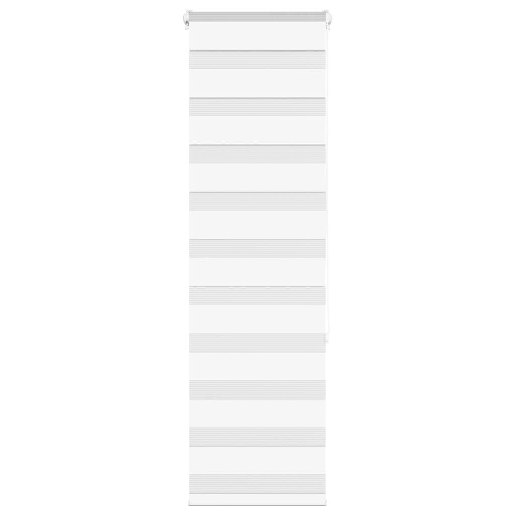 DOPPELROLLO 50/150 cm Stoffbreite 45,9 cm aus Polyester Weiß - Weiß, Textil (50/150cm) - vidaXL