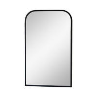 SPIEGEL Nordic Schwarz aus Metall - Schwarz, Metall (50/80/4cm) - Tikamoon