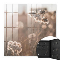 SCHLÜSSELBOX Schwarz 30x30 cm- Türöffnung nach rechts - Natürliche Leichtigkeit - Creme, Metall (30/30/5cm) - TULUP