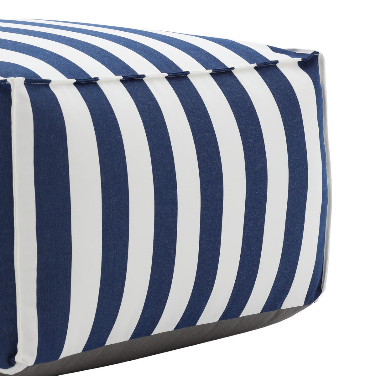 OUTDOOR Pouf Sitzsack SOFT für Garten & Terrasse, Blau - Blau, Textil (70/40/70cm) - Muffo