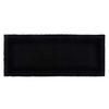 BADEMATTE 40/100 cm, 100% Baumwolle, wendbar - Schwarz, Textil (40/100cm) - Homescapes