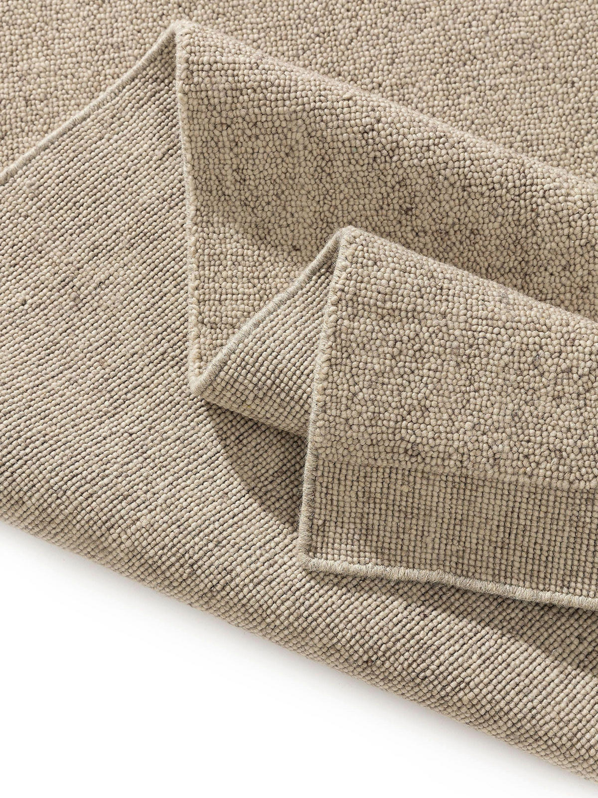 WOLLTEPPICH Imke Beige 160x230 cm - Beige, Textil (160/230cm) - benuta Pure