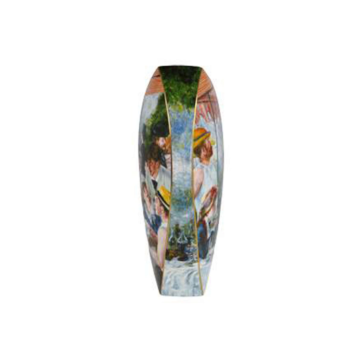 VASE Renoir-Frühstück der Ruderer, Porzellan - Multicolor, Keramik (30.5cm) - Goebel