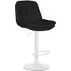 BARHOCKER Stoff schwarz - Schwarz, Textil (46/92/54cm) - CLP
