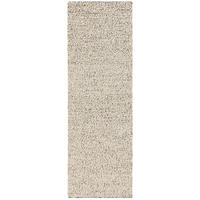 VLNĚNÝ běhoun Patch Bílá/Černá 80x250 cm - bílá, textil/přírodní materiály (80/250cm) - benuta Pure