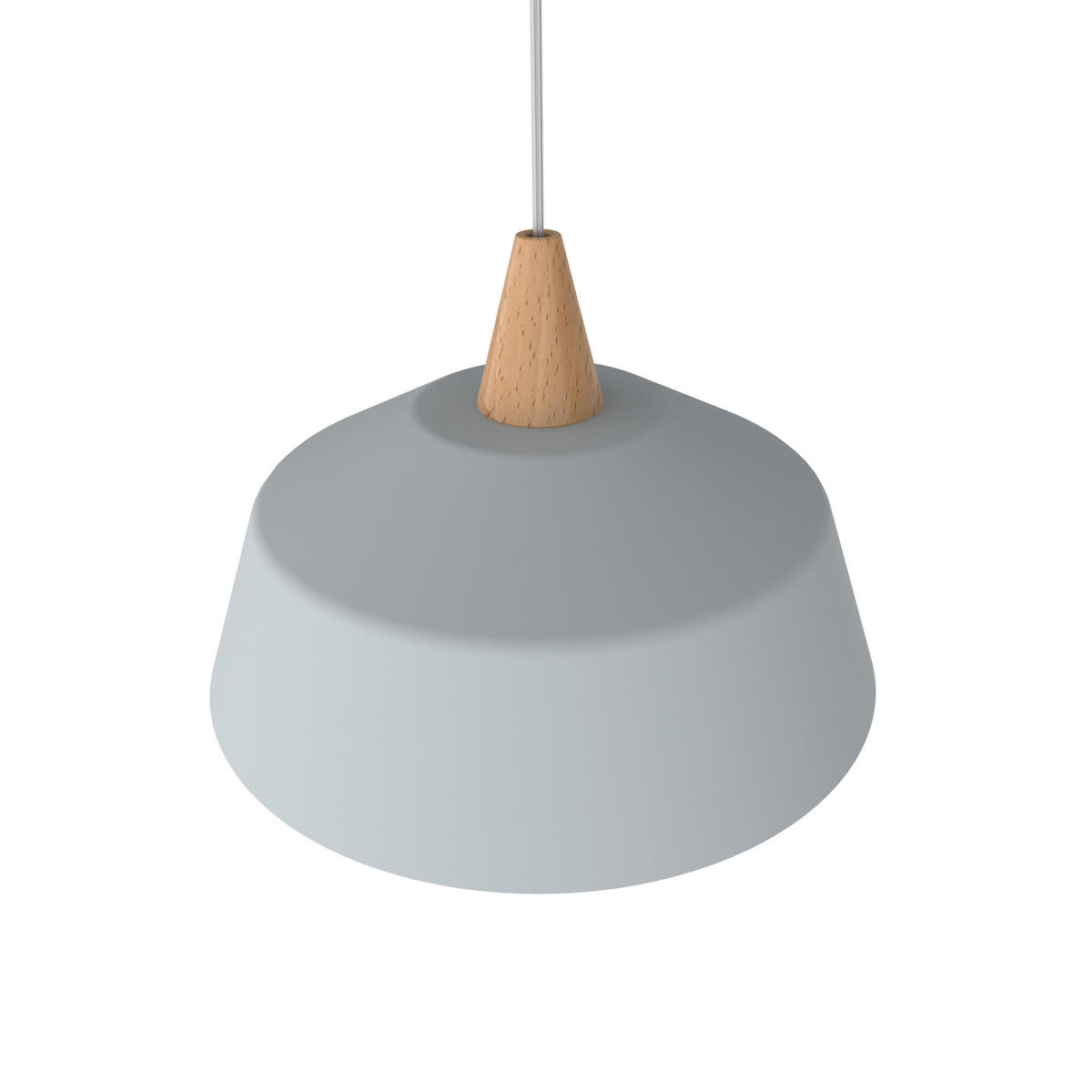 HÄNGELEUCHTE - Grau, Metall (35/35/13cm) - Lumicom