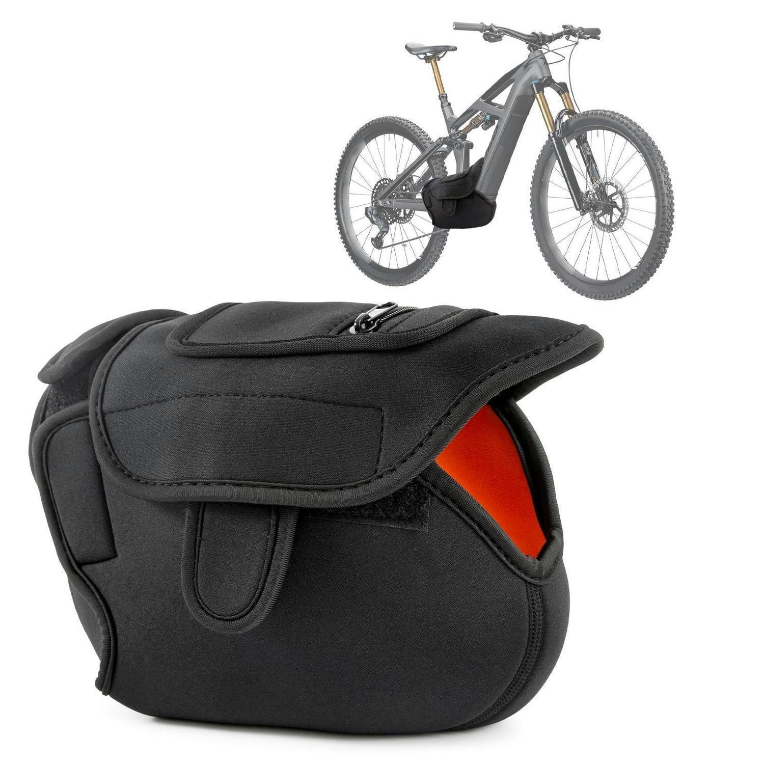 SCHUTZHÜLLE E-Bike Motor Neopren Mittelmotor Wasserdicht - Schwarz, Kunststoff (18.5/14.5/27cm)