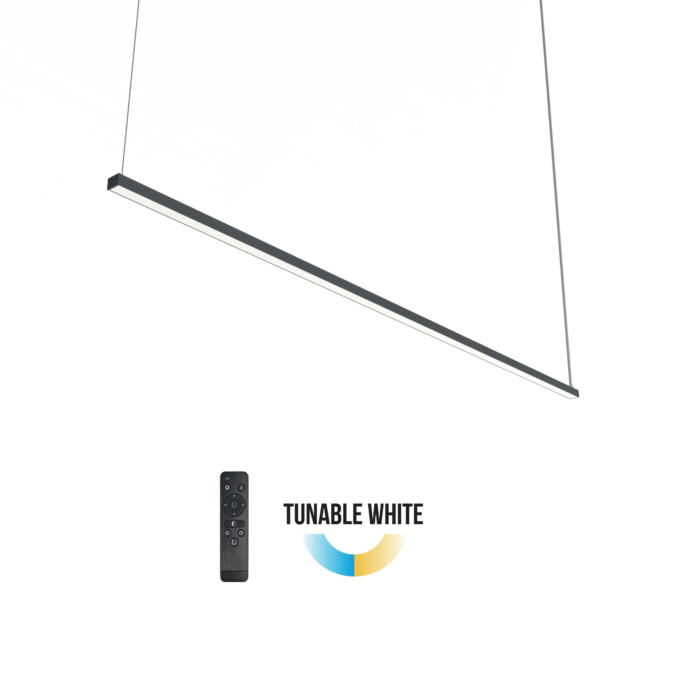 LED-HÄNGELEUCHTE Splint X1 Tunable White - Anthrazit, Metall (2/100/2cm) - Lumicom