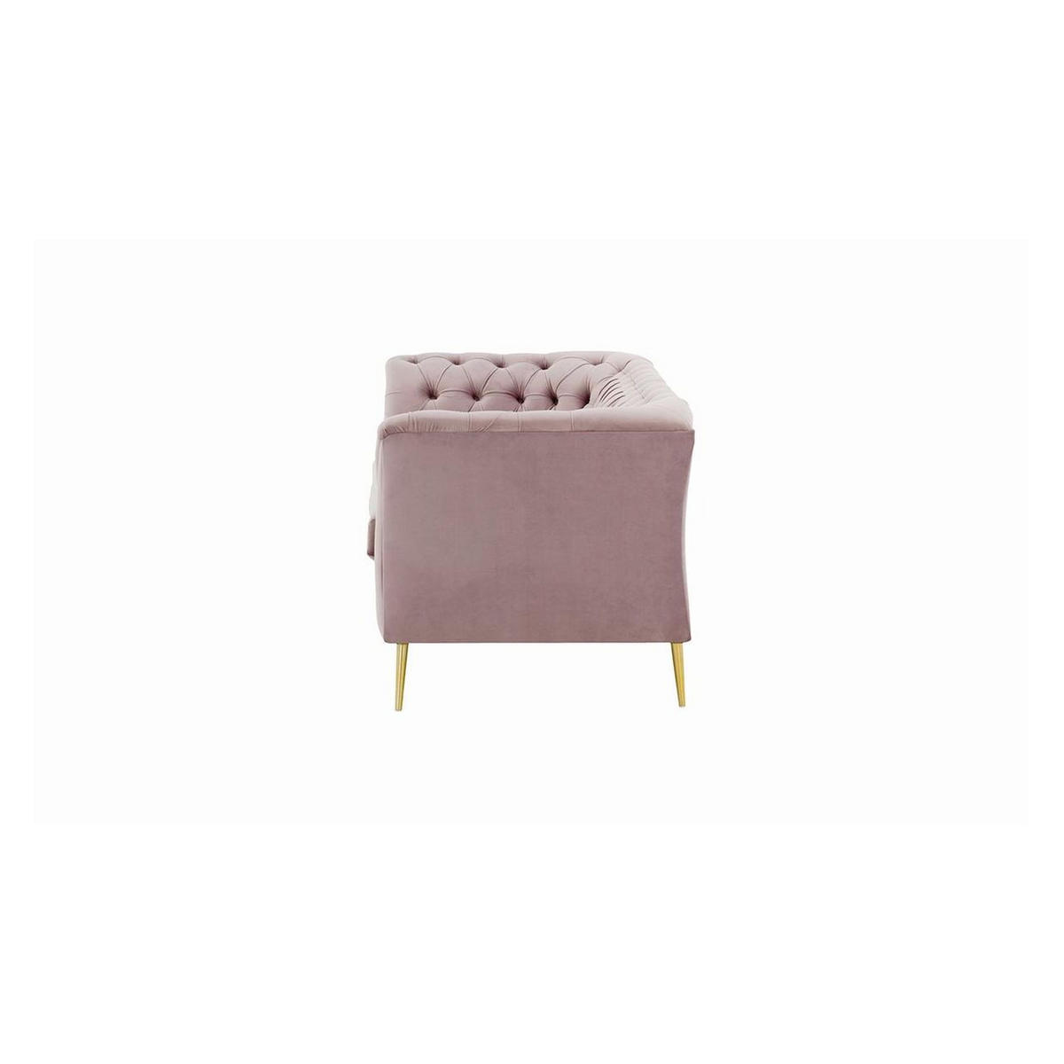 ZWEISITZER-SOFA Chesterfield Modern-Velluto 14 - Lila, Holz/Textil (183/74/80cm)