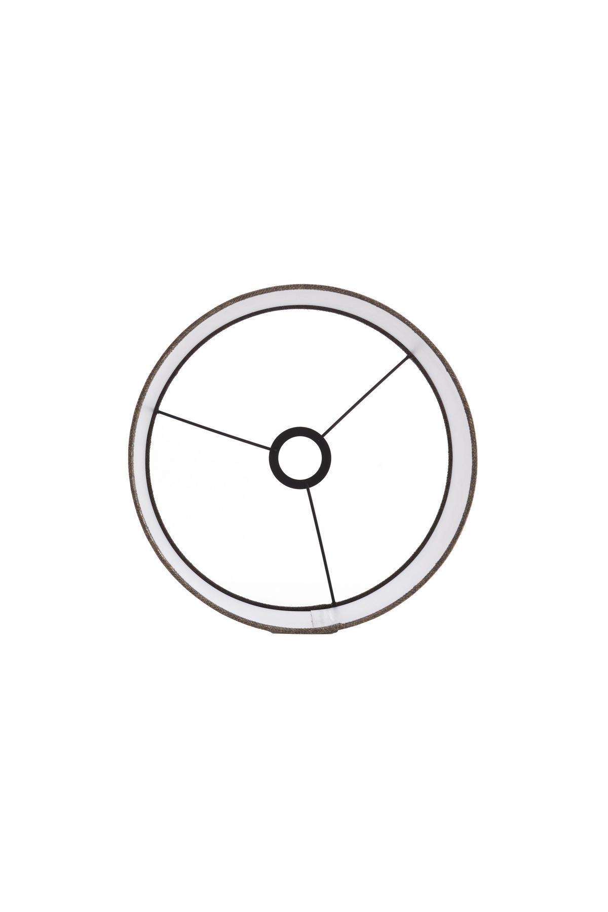 LAMPENSCHIRM Branfo Braun 30/30/32 cm - Braun, Textil (30/30/32cm) - Light & Living