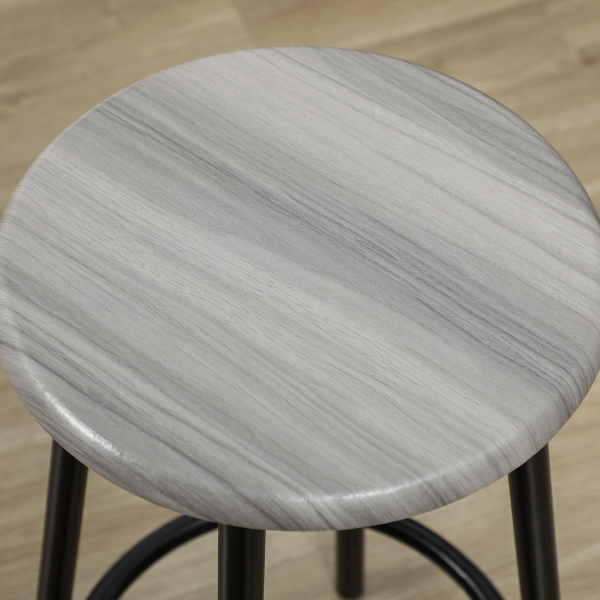 BAR-SET Grau 110.0/50.0/89.5cm - Grau, Holzwerkstoff (50/89.5/110cm)