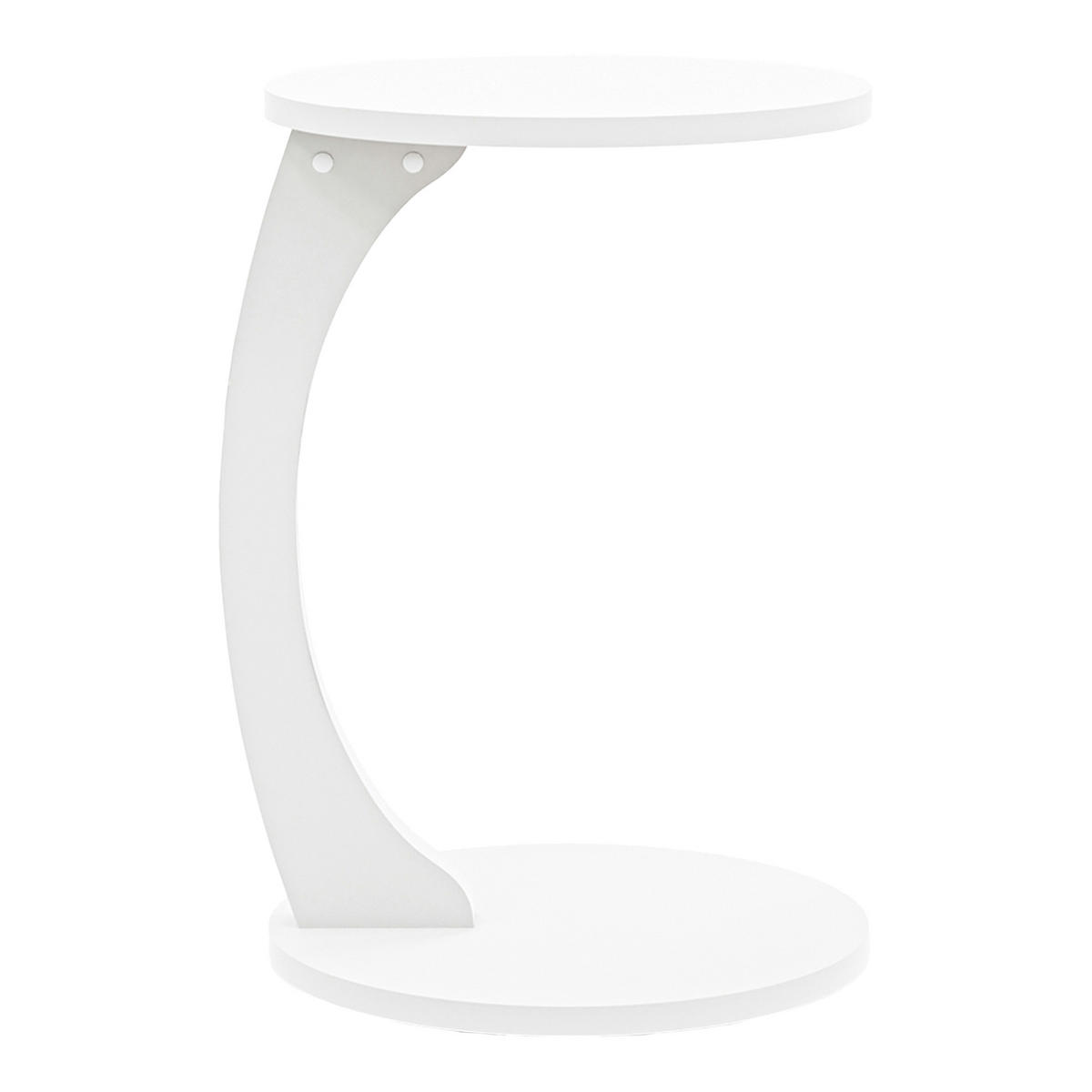 BEISTELLTISCH Holeby - Weiß, Holzwerkstoff (38/38/56cm) - [en.casa]