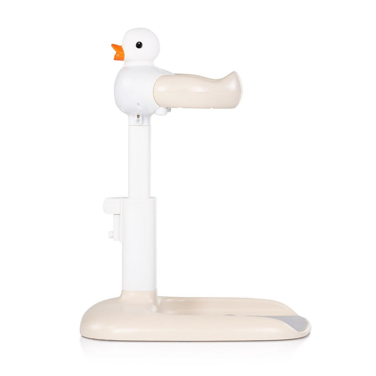 KINDERDUSCHSTÄNDER Duck beige höhenverstellbar, rutschfester Standfuß, ab 12 Monate, bis 30 kg - Beige, Kunststoff (40/43cm) - Chipolino