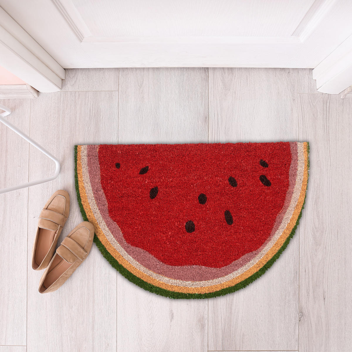 FUSSMATTE - Multicolor, Kunststoff/Textil (60/40cm) - Relaxdays