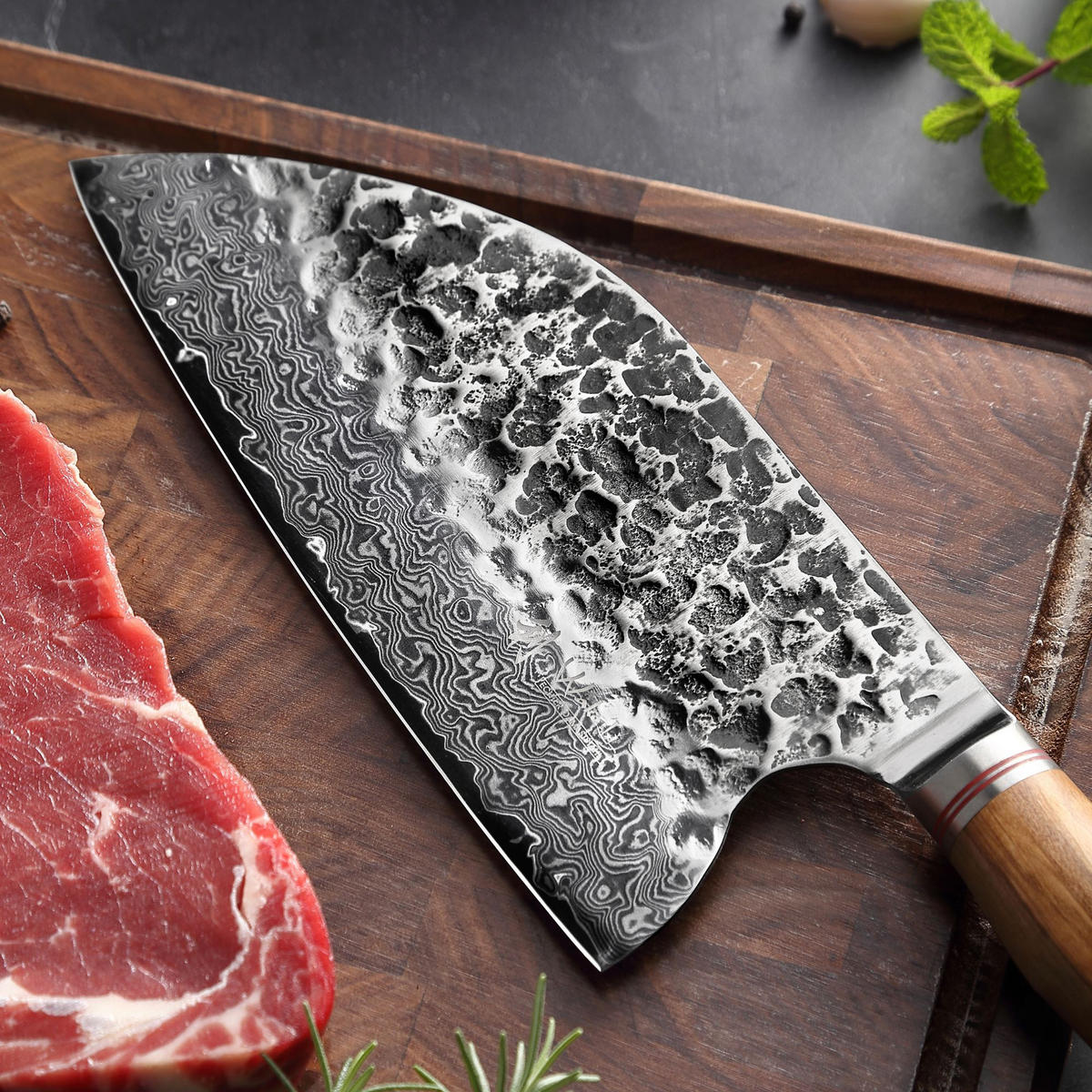 CHAI DAO 20 cm - Braun, Holz/Metall (34cm) - Wakoli