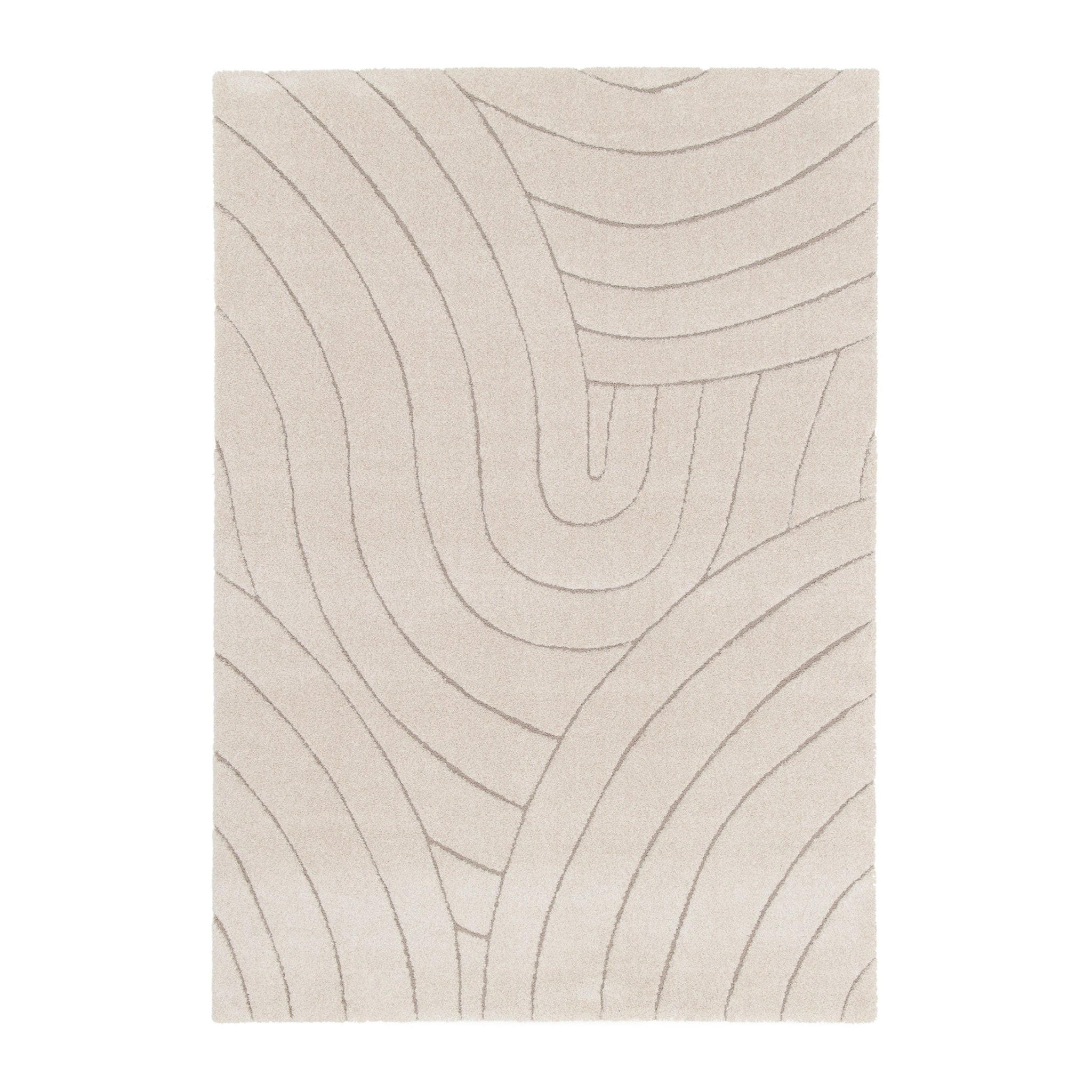 TEPPICH Designer extrem weich beige - Beige, Textil (160/230cm) - AFK Living