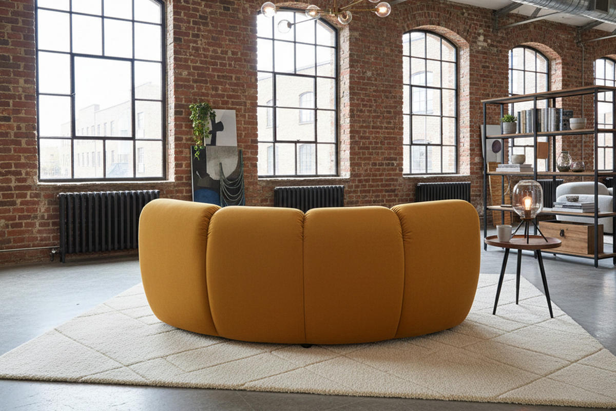 SESSEL LAYLA Gelb Velvet - Gelb/Schwarz, Buchenholz/Textil (166/74/99cm) - KAWOLA