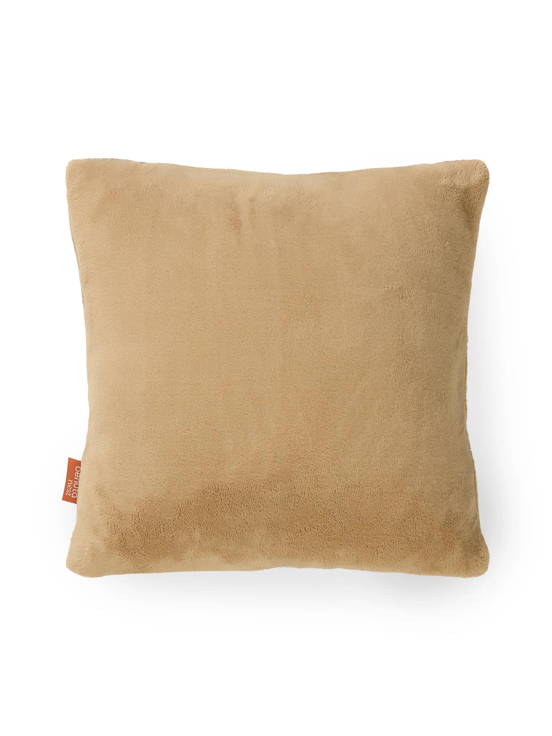 KISSEN Cosi Beige 45/45 cm - Beige, Textil (45/45/15cm) - benuta