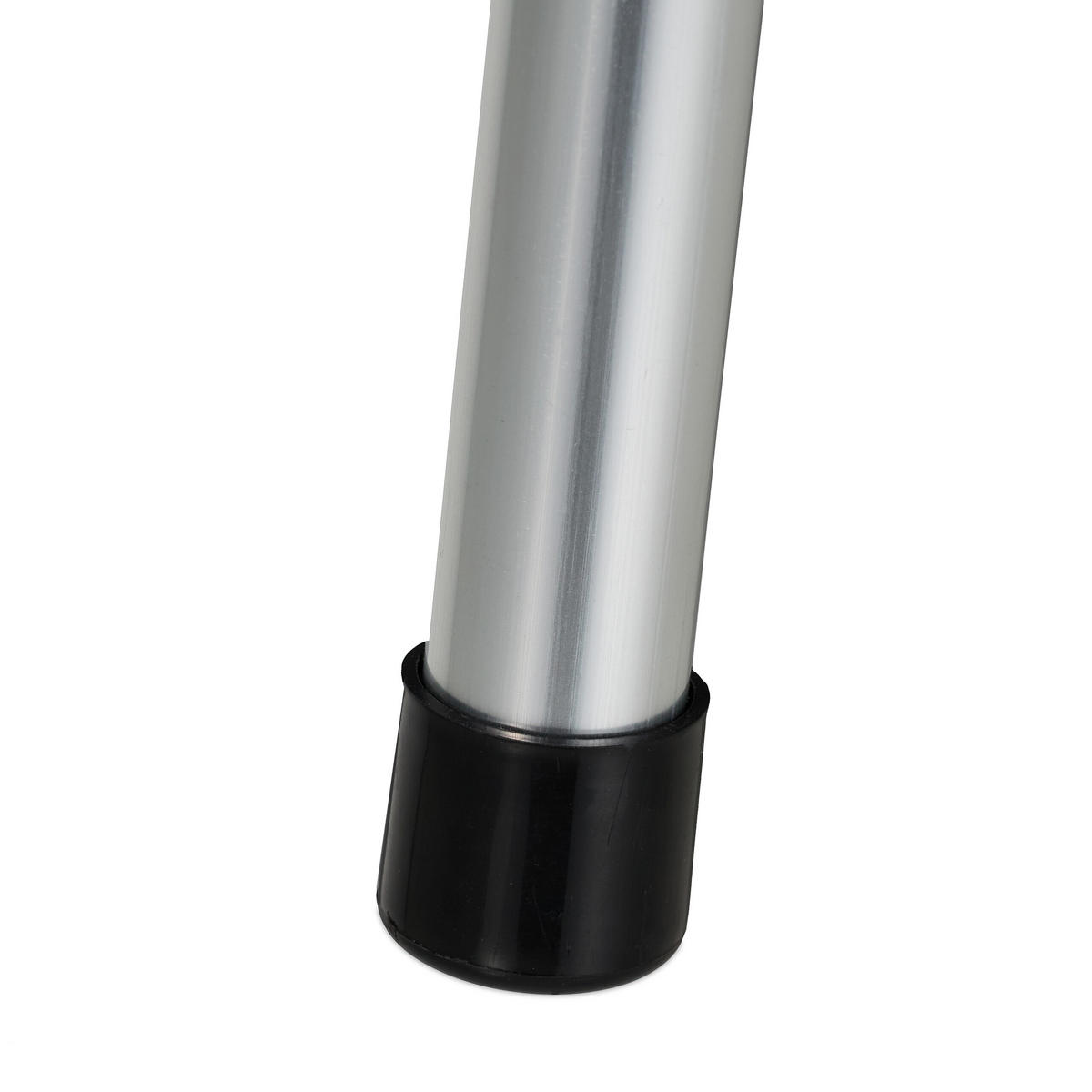 KLAPPTISCH - Silberfarben, Metall (70/70/70cm) - Relaxdays