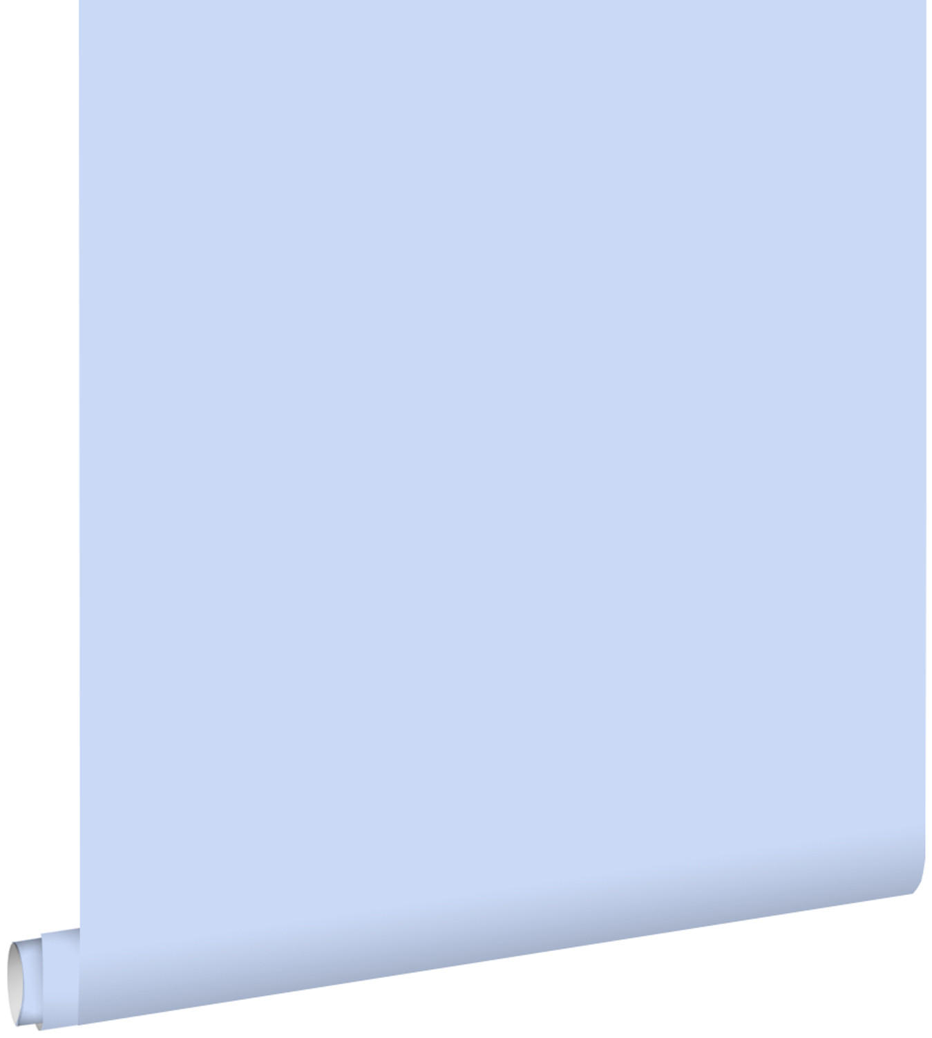 TAPETE Uni 53 cm x 10.05 m - Blau, Papier (53/1000cm) - ESTAhome