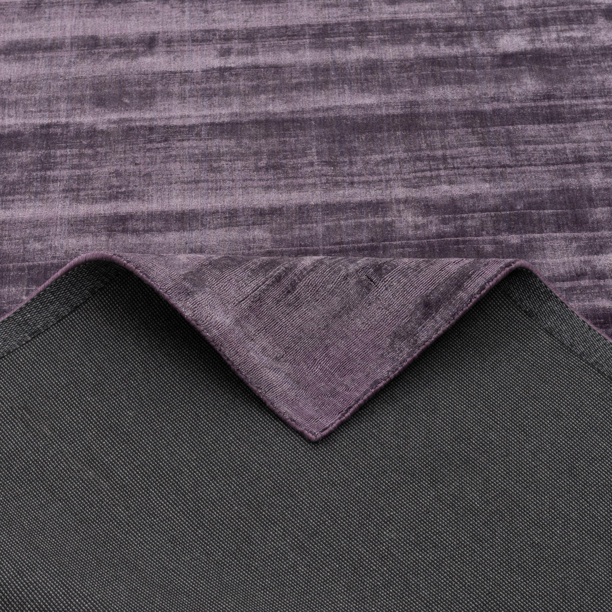 LUXUS DESIGNER TEPPICH LÄUFER ROMA - Lila, Textil (70/140cm) - Pergamon