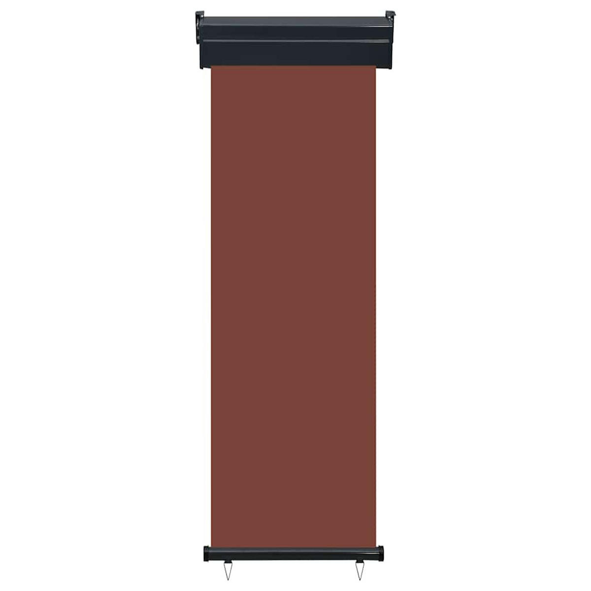 BALKON-SEITENMARKISE 65x250 cm Braun - Braun, Metall (250/50/60cm) - furnicato