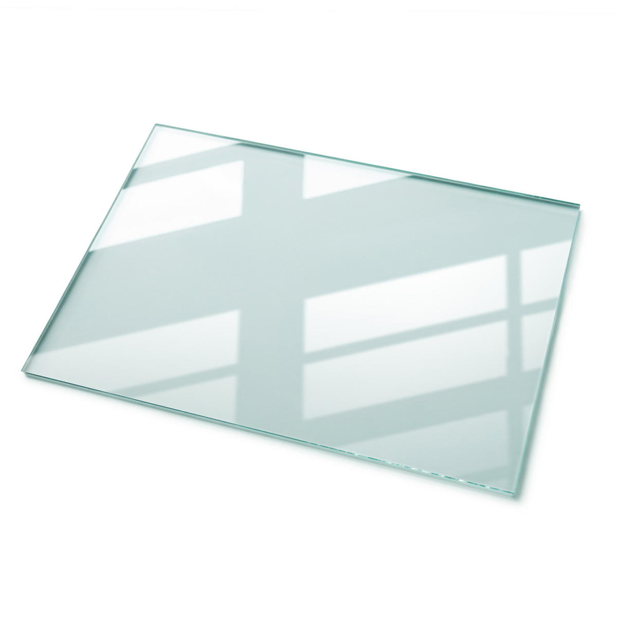 TISCHPLATTE 100 x 70 cm Transparente Glasplatte - Transparent, Glas (100/0.4/70cm) - TULUP