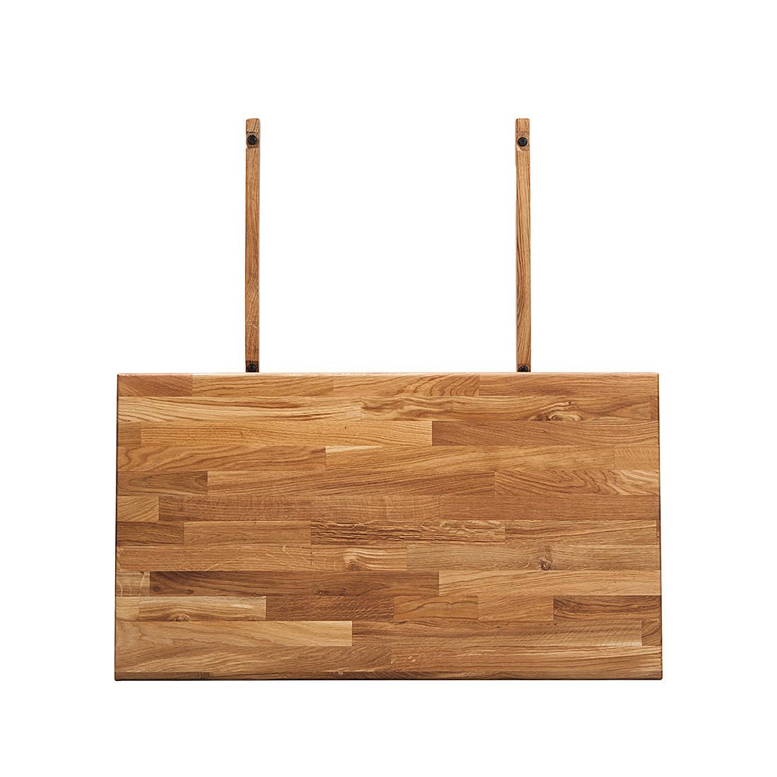 ANSTECKPLATTE - Eiche - Eichefarben, Holz (90/4/50cm) - home24