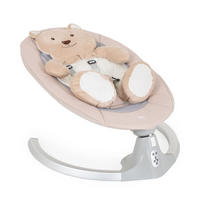 BABYWIPPE Ari Bär beige 5 Schaukelgeschwindigkeiten, 12 Melodien, Fernbedienung, Timer - Beige, Metall - Moni