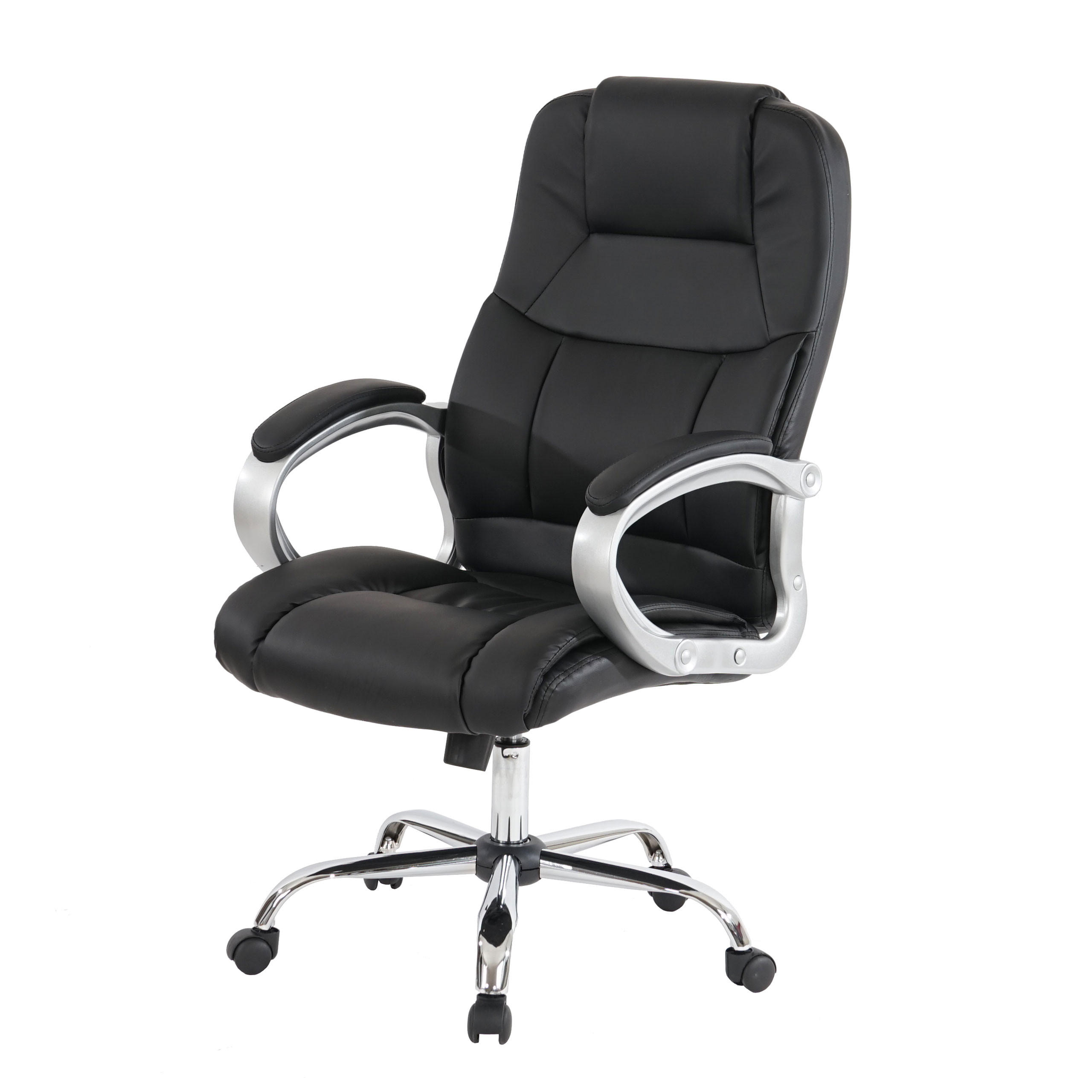 PROFI-BÜROSTUHL XXL Schwarz - Schwarz, Textil (66/115/75cm) - MCW