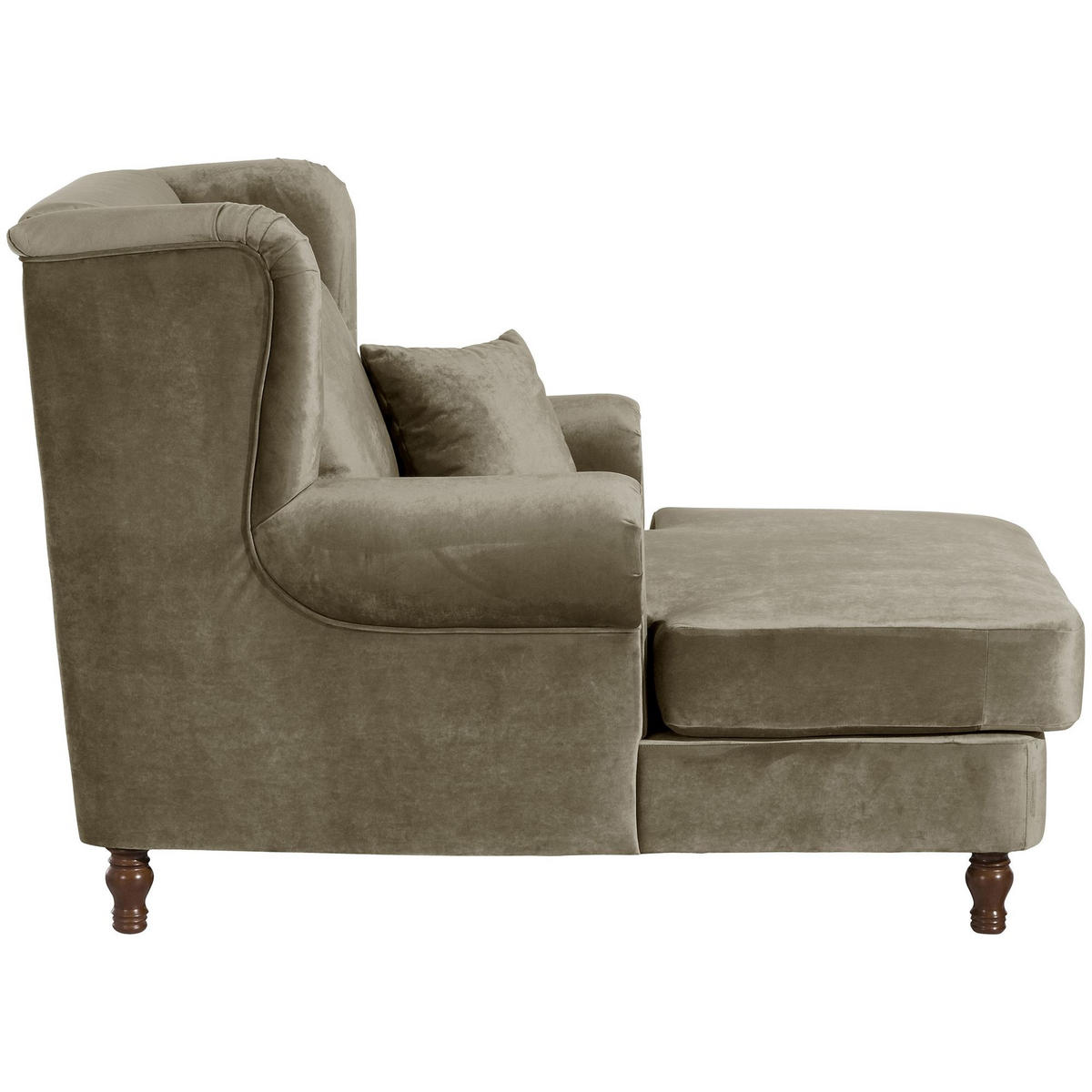 SESSEL XXL inkl. Kissen Karley Samtvelours sahara - Sahara, Kunststoff (103/103/149cm) - 58aufmkessel