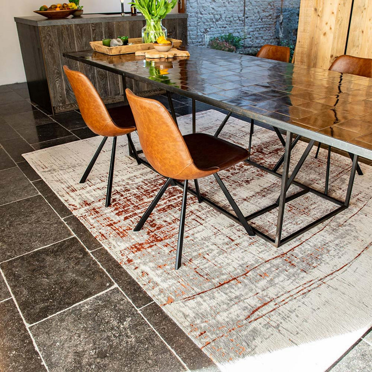 TEPPICH Copperfield Mad Men Griff 170/240 cm - Braun, Textil (170/240cm) - Louis De Poortere